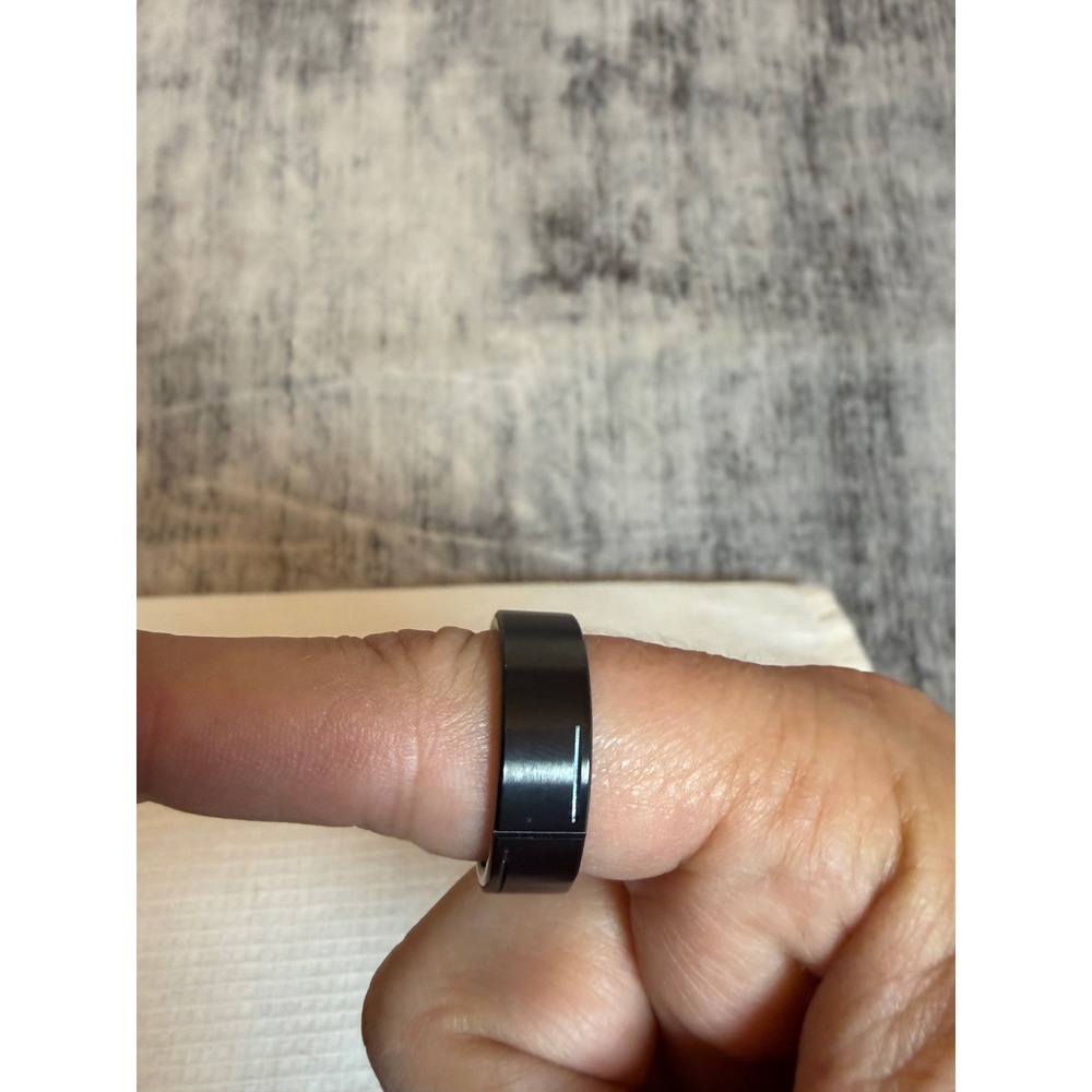 1913 Mens Accessories Black Stainless Steel Band Ring Size 11 NRS594716B - Picture 5 of 9